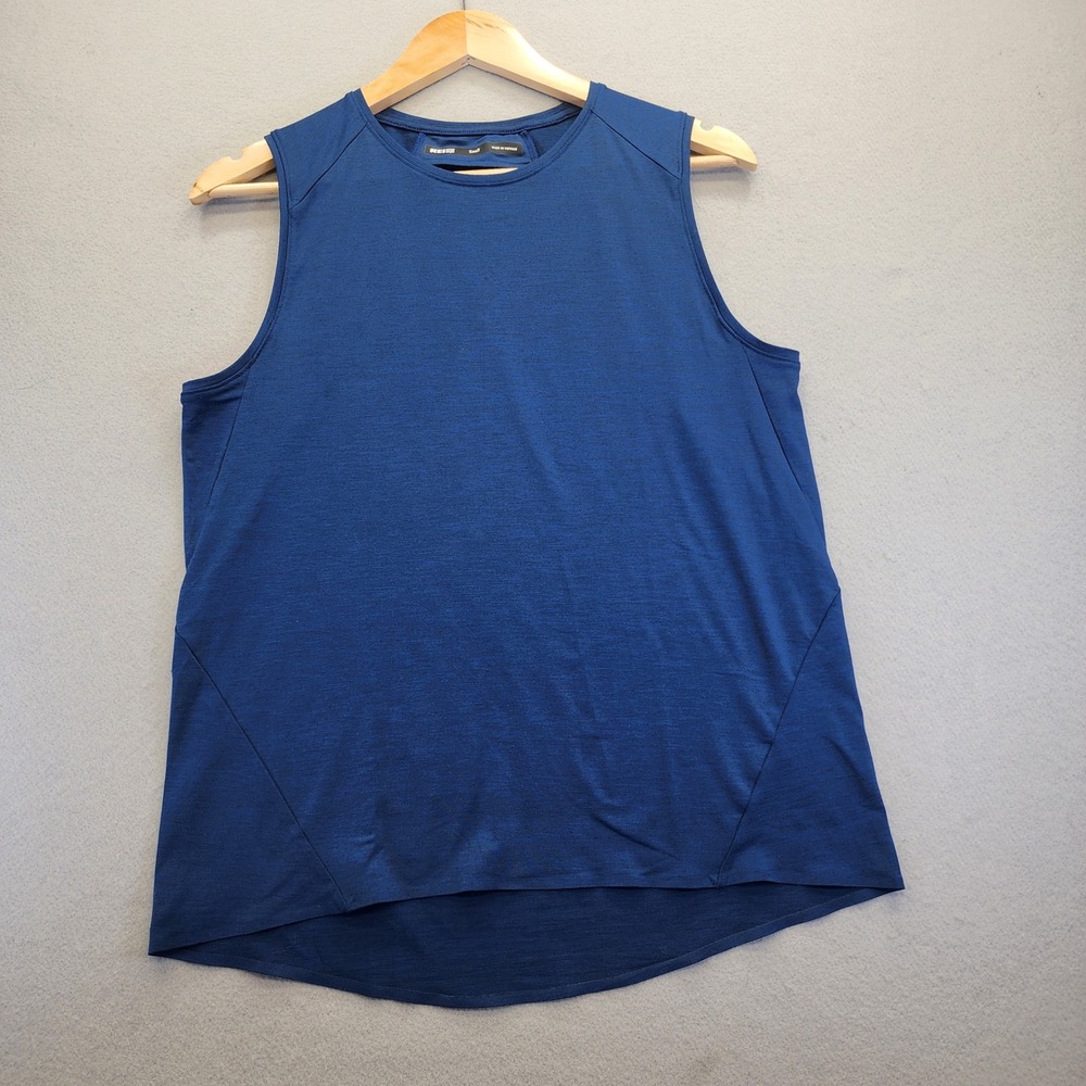 REI Co-op Women Blue Active Tank Top Sleeveless Performance Hiking Gym Shirt S